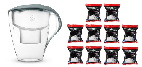 Dzbanek Dafi Astra LED stalowy 3,0l + 10 wkładów Filter Logic FL402H