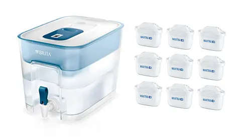 Brita fill&enjoy flow Dystrybutor wody wkład filtrujący Maxtra Plus 9 szt.
