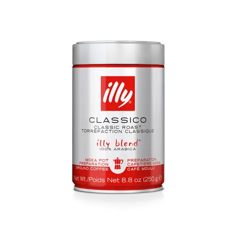 Illy Classico Moka kawa mielona 250 g - wersja Włoska!
