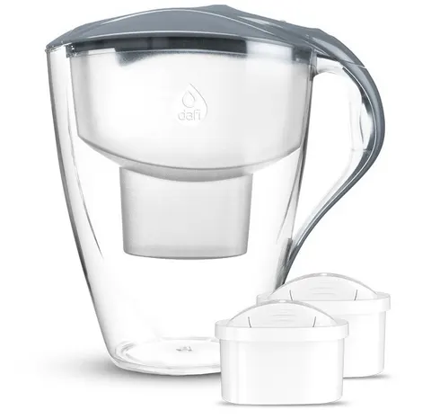 Dafi OMEGA MI 4,0L STALOWY Dzbanek do wody filtr 2 szt Unimax