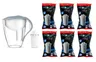 Dafi ASTRA MI 3,0L STALOWY Dzbanek do wody filtr 1 szt Classic + 6 szt FilterLogic FL-601G