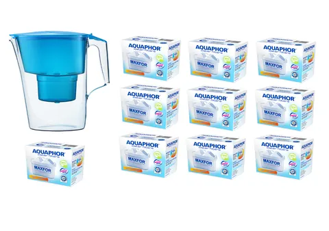 Aquaphor Time Niebieski Dzbanek do wody 2,5L filtr 10 szt B100-25 Maxfor