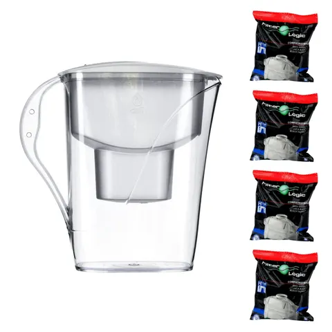 Dafi START 3,3L BIAŁY Unimax Dzbanek do wody filtr 4 szt FilterLogic FL-402