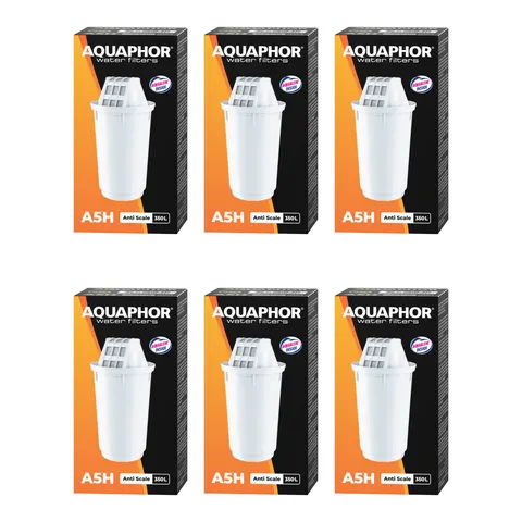 Filtr do dzbanków na wodę Aquaphor A5H (następca Aquaphor B100-6) 6 szt.