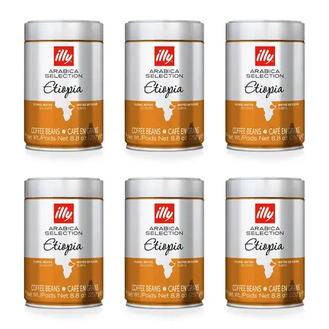 Illy Etiopia kawa ziarnista 250 g 6 szt.