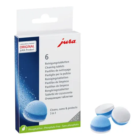 Tabletki czyszczące do ekspresów Jura 24225 6 szt. 3w1