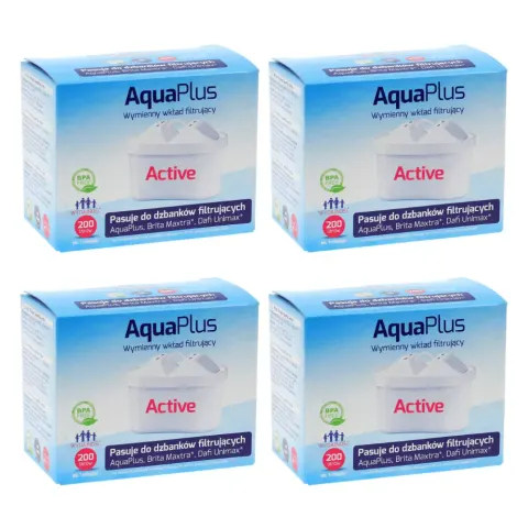 Filtr wody do dzbanków Aquaphor B25 AquaPlus Active 4 szt.