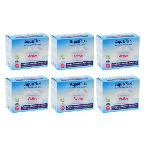 Filtr wody do dzbanków Aquaphor B25 AquaPlus Active 6 szt.