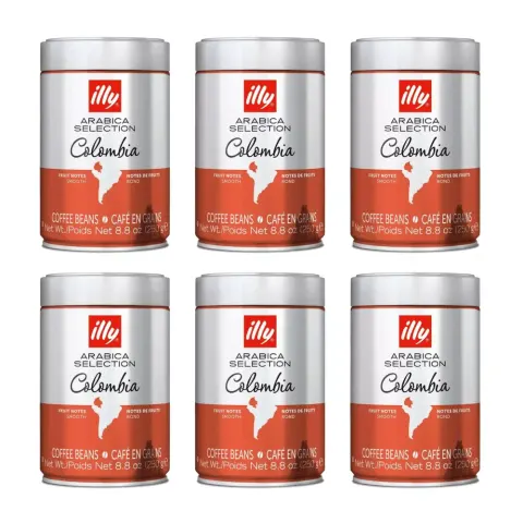 Illy Monoarabica Colombia kawa ziarnista 6 x 250g