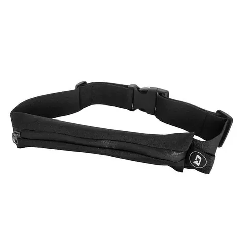 QOLTEC PASEK SPORTOWY CZARNY POJEDYNCZA KIESZEŃ 50305