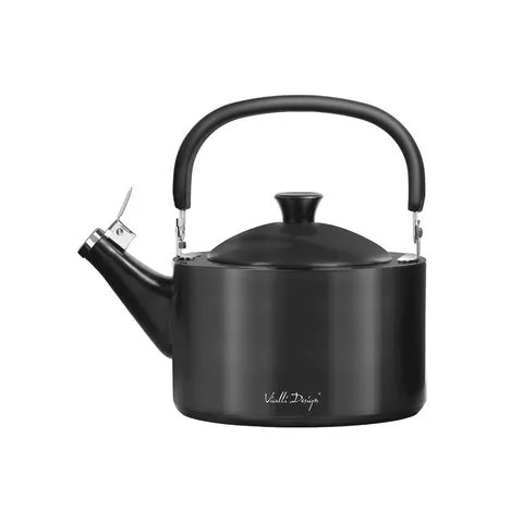 Czajnik z gwizdkiem Vialli Design Diamante 1,5 l - grafit matowy