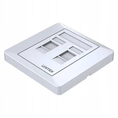 UNITEK T013A PŁYTKA ŚCIENNA PODTYNKOWA 2*RJ45