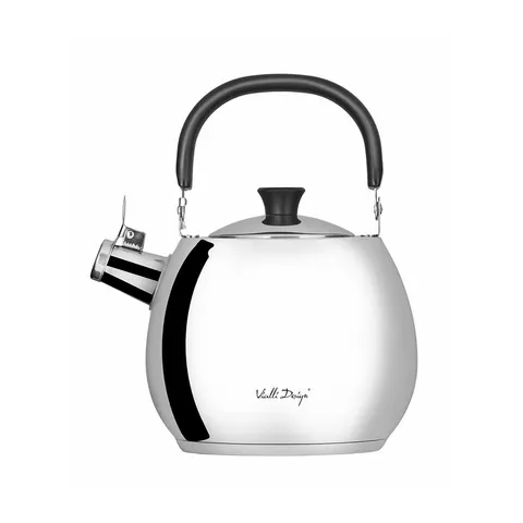 Czajnik z gwizdkiem Vialli Design Bolla 2,5 l - stal polerowana