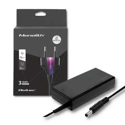 QOLTEC ZASILACZ DELL 90W 19,5V 4.62A 4.5*3.0+PIN