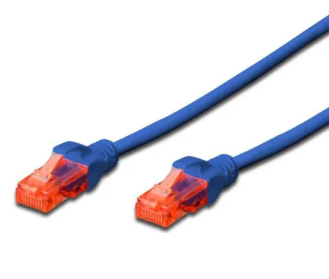 Digitus Patch cord U/UTP kat.6 PVC 2m niebieski