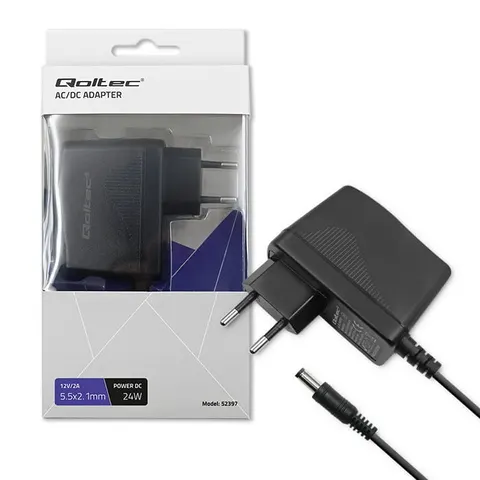 QOLTEC 52397 12V 2A 5.5*2.1mm ZASILACZ
