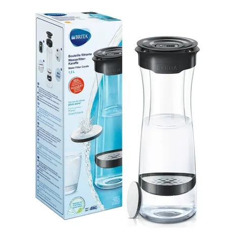 Karafka filtrująca wodę Brita Fill&Serve - czarna 1,3 l