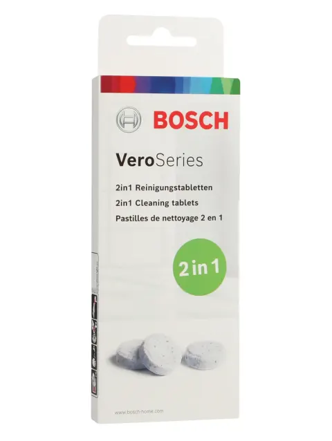 Tabletki czyszczące 2w1 Bosch TCZ8001A (10 tabletek)