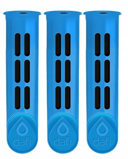 Filtry do butelki DAFI SOLID SOFT 3 szt. niebieski