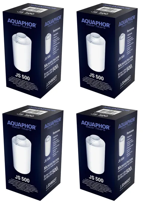 Aquaphor JS 500 filtr do dzbanków Aquaphor J.Shmidt 500 4 szt