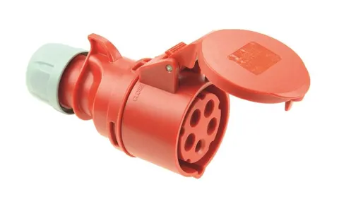 Gniazdo trójfazowe przenośne 16A 3P+Z+N 400V IP44; PCE
