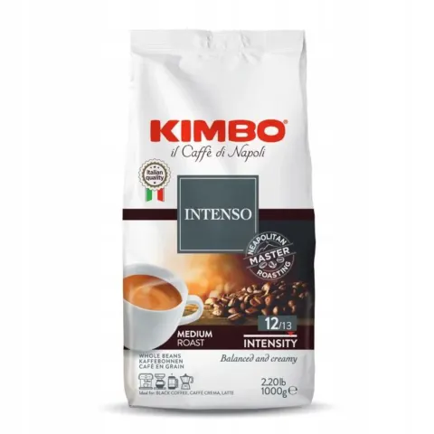Kimbo Aroma Intenso 1kg - kawa ziarnista mocne pobudzenie