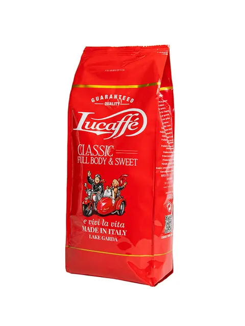 Lucaffe Classic 1kg - kawa ziarnista cytując "KLASYK"