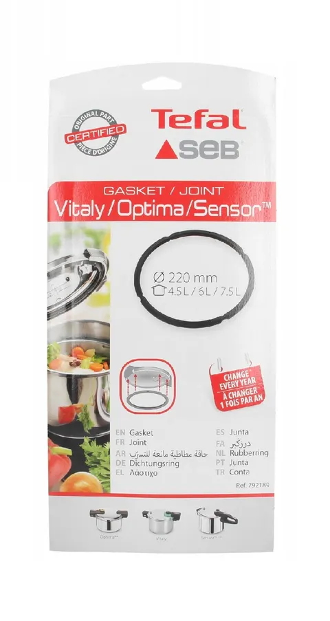 Tefal 792189 uszczelka do szybkowaru Sensor 4,5/6/7,5L