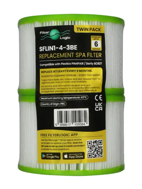 FilterLogic SFLIN1-4-3BE Filtr wody do basenu Intex S1