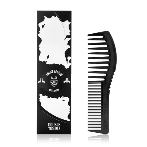 Angry beards grzebień do brody dual comb