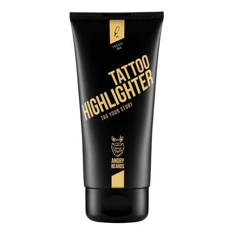 Angry beards tattoo highlighter travis ink rozświetlający krem do tatuażu, 75ml