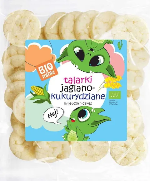 TALARKI JAGLANO-KUKURYDZIANE BIO 55 g - BIOMINKI DATA: 12-2026