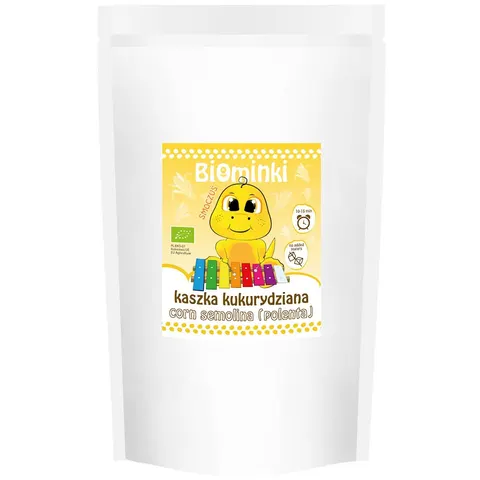 KASZKA KUKURYDZIANA BEZ DODATKU CUKRÓW BIO 500 g - BIOMINKI DATA: 12-2026
