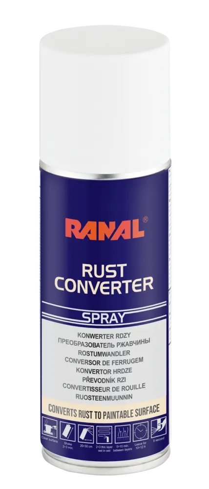 Ranal Rust Converter Spray – Odrdzewiacz i Podkład Epoksydowy 200ml