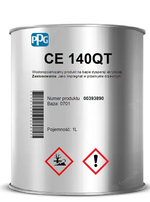 PPG CE140 QT – Impregnat Bezbarwny Gruntujący do Zniszczonych Okien