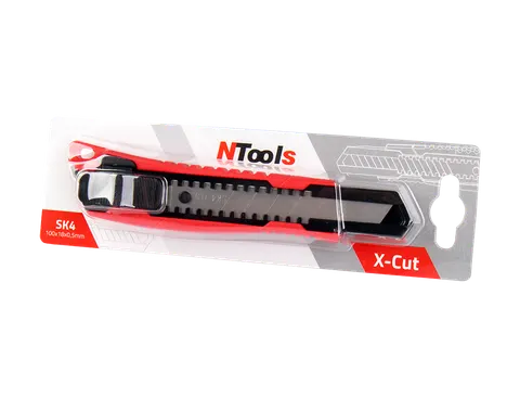 NTools X CUT – Nóż do Cięcia z Ostrzem Łamanym 18mm Wzmocniony