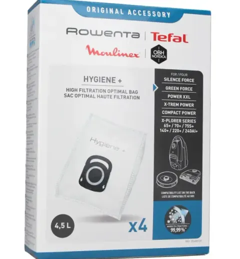 Tefal ZR200720 Hygiene + Anti-Odour worki do odkurzacza 4 szt