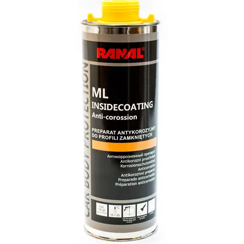 Ranal ML Insidecoating – Wosk do Profili Zamkniętych Bursztynowy 1L