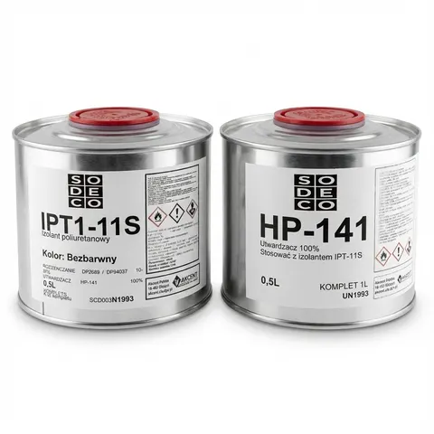 SODECO IPT1-11S - Izolant Poliuretanowy do Drewna i MDF [Zestaw]