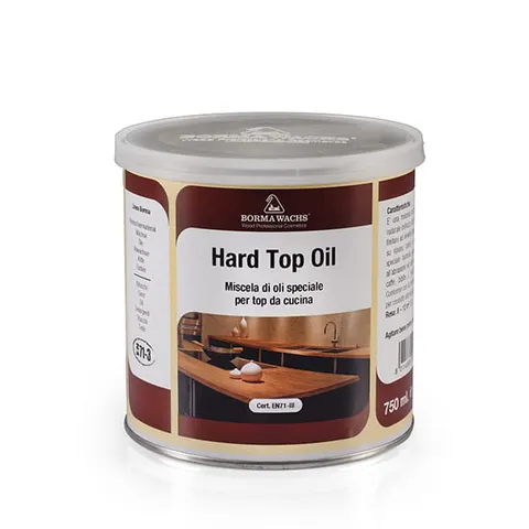 Borma Wachs Hard Top Oil - Olej do Blatów Kuchennych i Mebli 750ml Bezbarwny