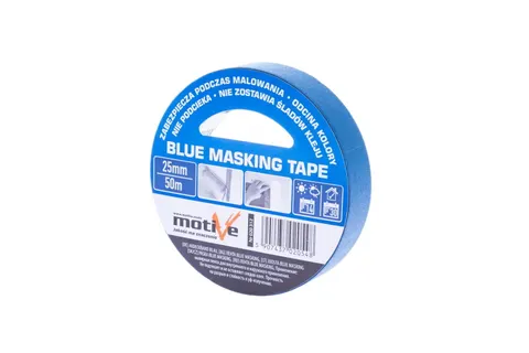 Motive Blue Masking Tape - Niebieska Taśma Malarska UV 14 Dni 50m