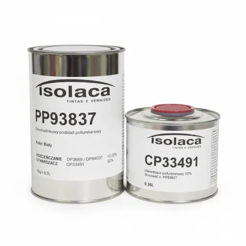 Isolaca PP93837 – Podkład Poliuretanowy Biały Kryjący MDF / Drewno [ZESTAW]