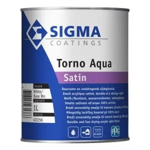 Sigma Torno Aqua Satin - Emalia Akrylowa do Drewna i Metalu