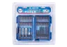 ZESTAW BITÓW DO WKRĘTARKI 1/4" 44cz., BITY HEX, TORX, PH, PZ, PŁASKIE, NASADOWE