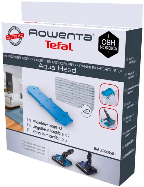 TEFAL ZR009501 Ściereczki do odkurzacza FLEX AQUA x2