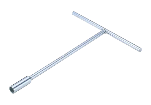 KLUCZ NASADOWY "T" Z NASADKĄ DŁUGĄ 7mm 120/190mm, CHROM