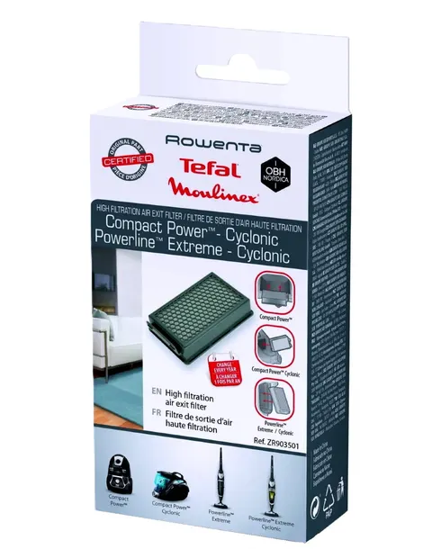 TEFAL ZR903501 Filtr HEPA do odkurzaczy bezworkowych