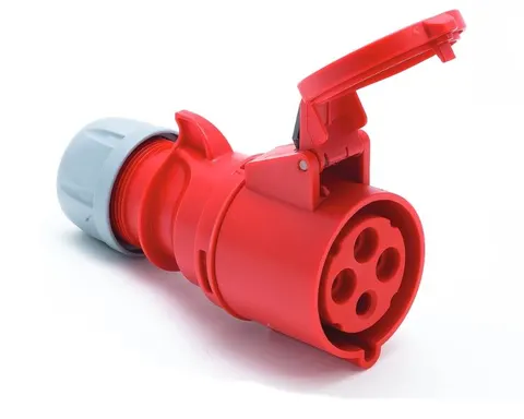 Gniazdo przenośne GP324, 32A 400V 4P IP44 SHARK; PCE