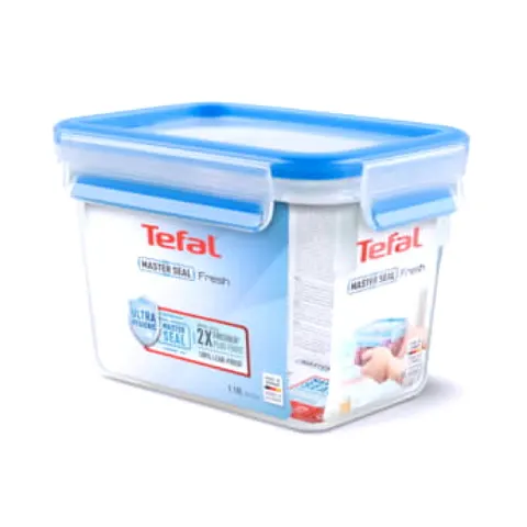 Tefal K3021302 Pojemnik MasterSeal Fresh Box Prostokątny 1,1 L