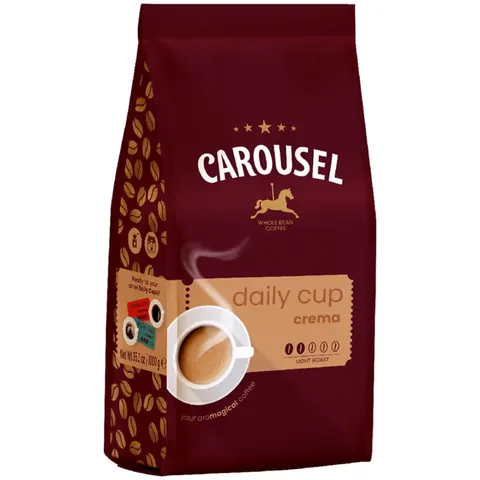 Carousel Coffee Daily Cup Crema 1kg - kawa ziarnista